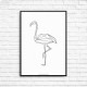 Geometric - Flamingo
